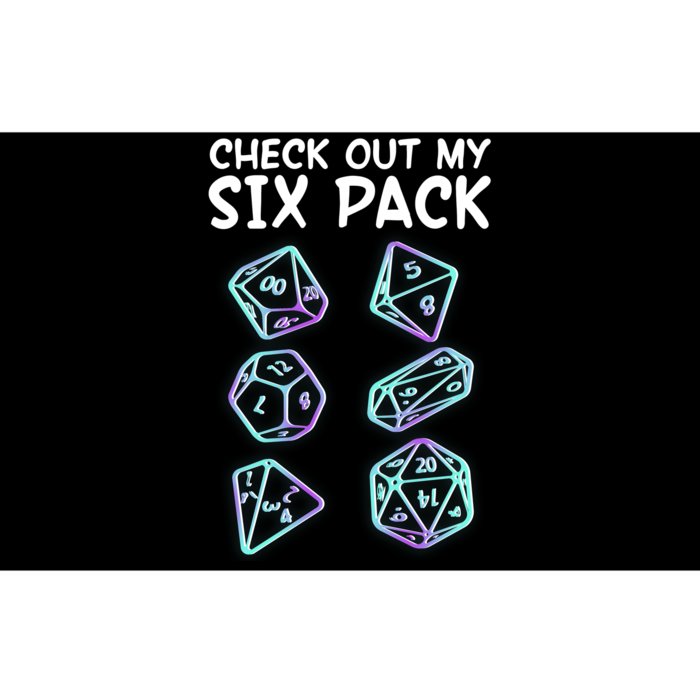 Check Out My Six Pack DND Dice Dungeons And Dragons Bumper Sticker