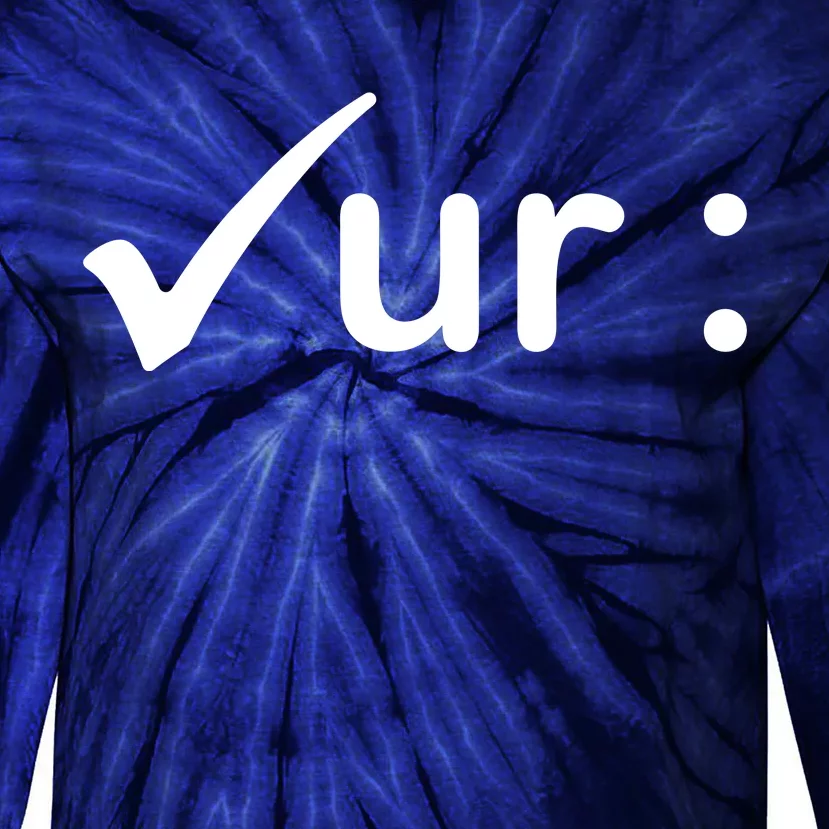 Check Your Colon Cancer Awareness Tie-Dye Long Sleeve Shirt