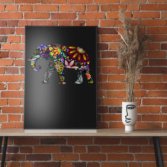 Cheerful Elephant Poster