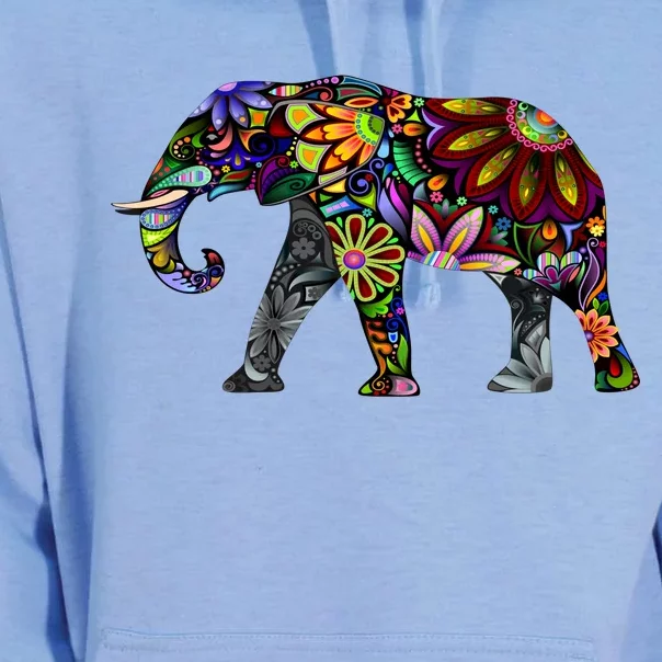 Cheerful Elephant Unisex Surf Hoodie