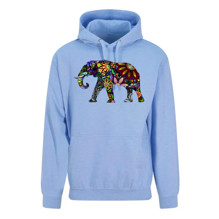 Cheerful Elephant Unisex Surf Hoodie