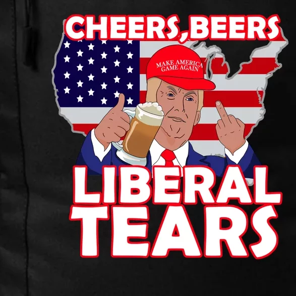 Cheers Beers Liberal Tears Pro Trump Daily Commute Backpack