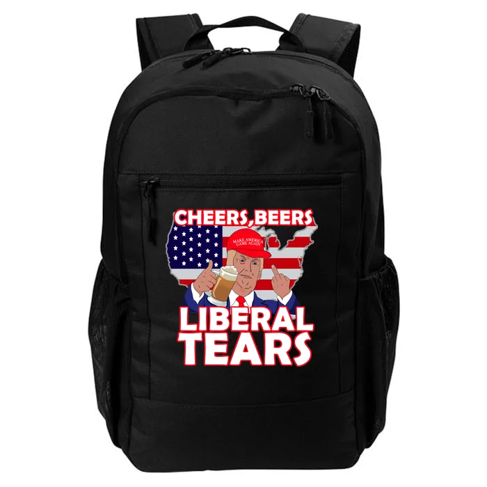 Cheers Beers Liberal Tears Pro Trump Daily Commute Backpack