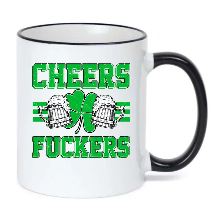 Cheers Fuckers Black Color Changing Mug