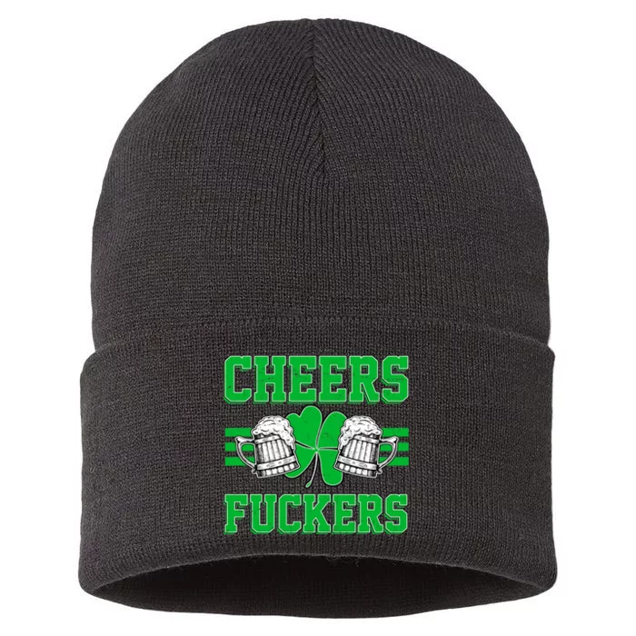 Cheers Fuckers Sustainable Knit Beanie