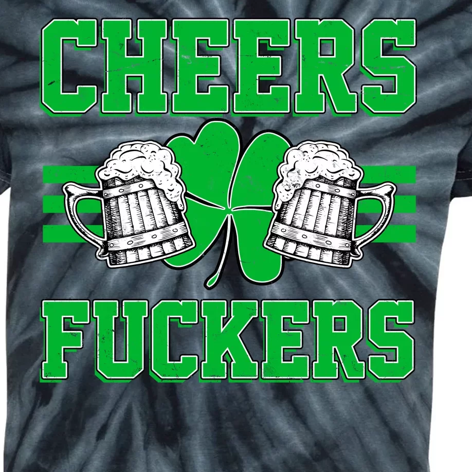 Cheers Fuckers Kids Tie-Dye T-Shirt