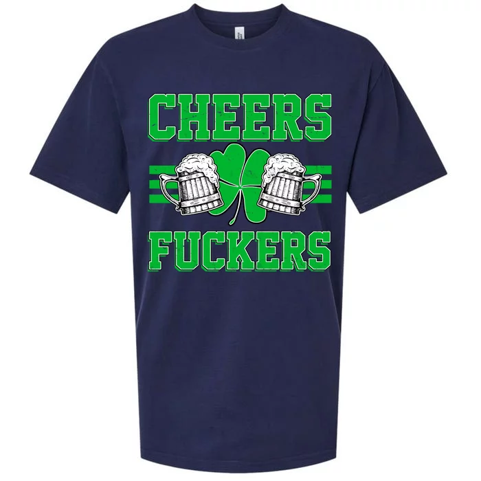 Cheers Fuckers Sueded Cloud Jersey T-Shirt