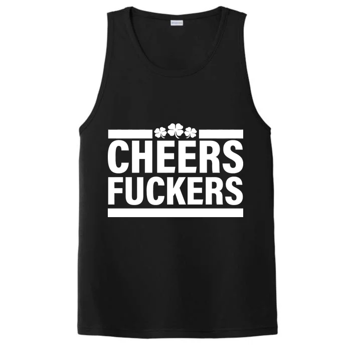 Cheers Fuckers Shamrock Performance Tank