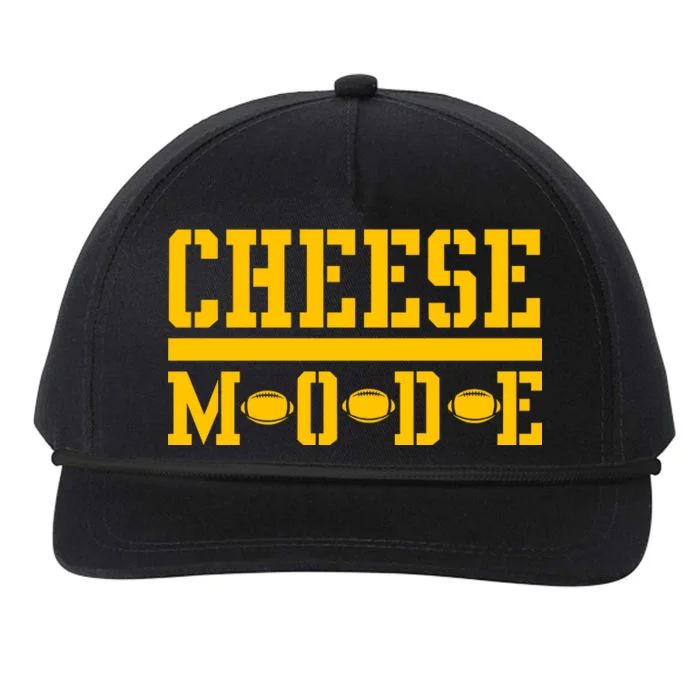 Cheese Mode Football Fan Snapback Five-Panel Rope Hat