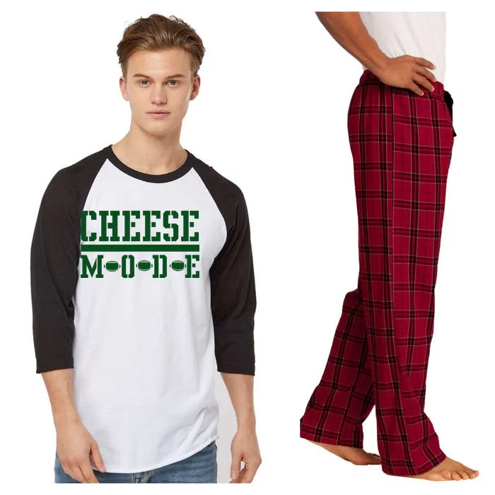 Cheese Mode Football Fan Raglan Sleeve Pajama Set