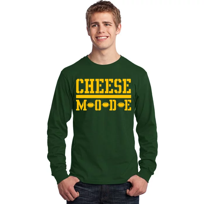 Cheese Mode Football Fan Tall Long Sleeve T-Shirt