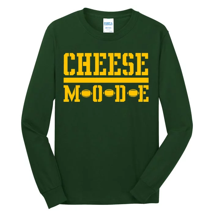 Cheese Mode Football Fan Tall Long Sleeve T-Shirt