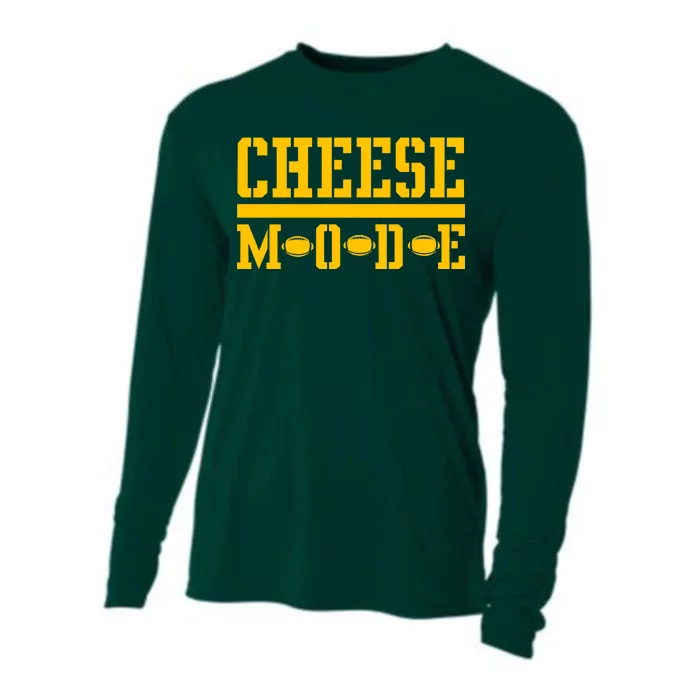 Cheese Mode Football Fan Cooling Performance Long Sleeve Crew