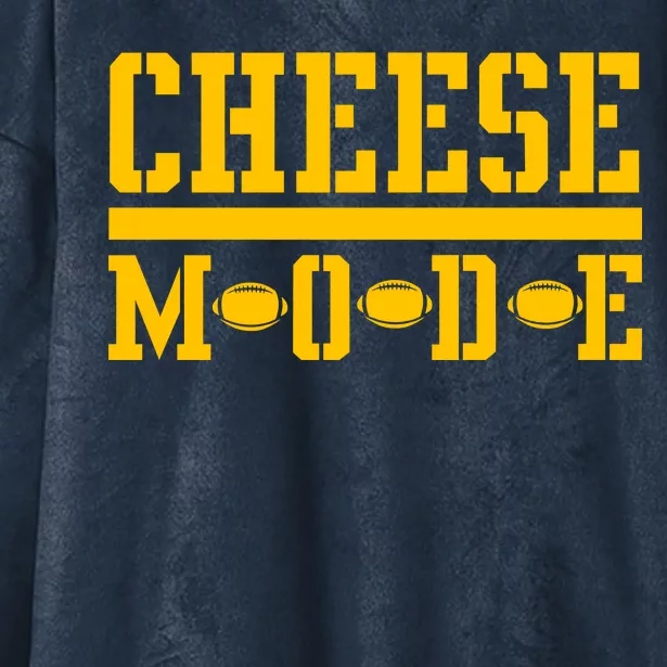 Cheese Mode Football Fan Hooded Wearable Blanket