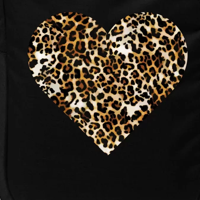 Cheetah Print Heart Impact Tech Backpack