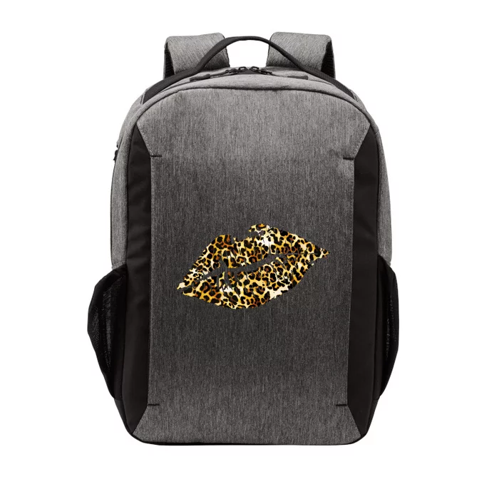 Cheetah Print Skinned Lips Vector Backpack