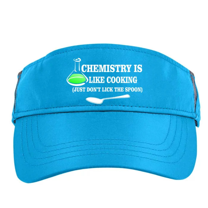 Chemistry Cooking Don't Lick The Spoon Adult Drive Performance Visor