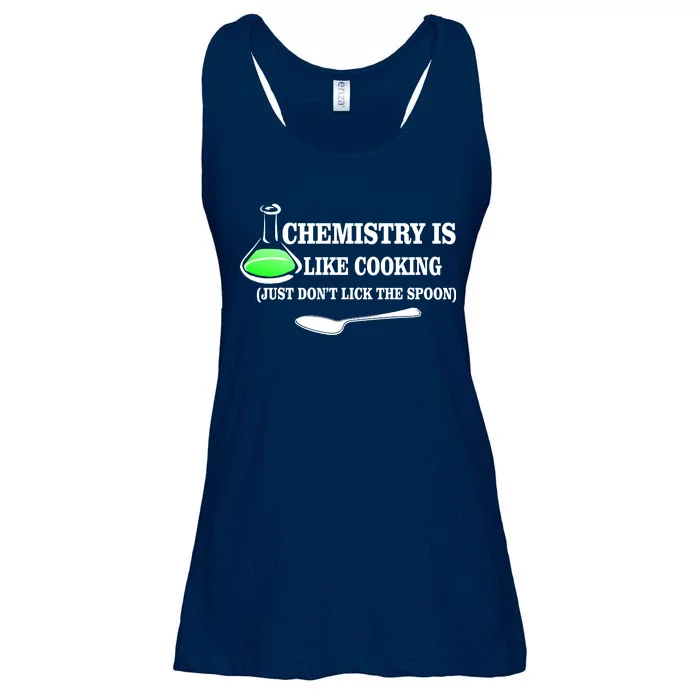 Chemistry Cooking Don't Lick The Spoon Ladies Essential Flowy Tank