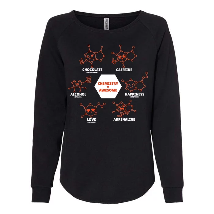 Chemistry Is Awesome Womens California Wash Sweatshirt