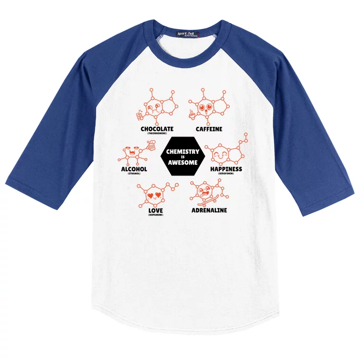 Chemistry Is Awesome Baseball Sleeve Shirt