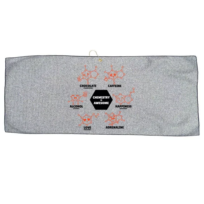 Chemistry Is Awesome Large Microfiber Waffle Golf Towel