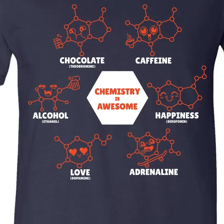 Chemistry Is Awesome V-Neck T-Shirt