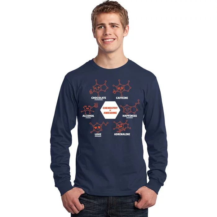 Chemistry Is Awesome Tall Long Sleeve T-Shirt