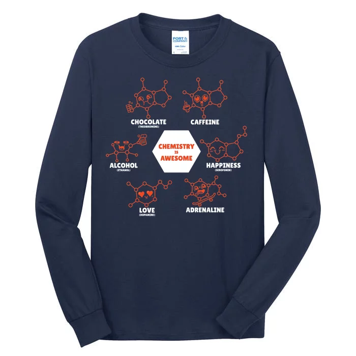 Chemistry Is Awesome Tall Long Sleeve T-Shirt