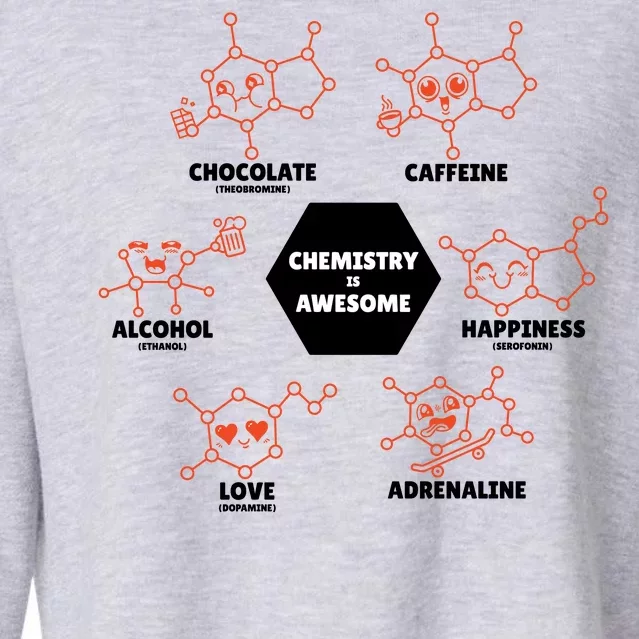 Chemistry Is Awesome Cropped Pullover Crew