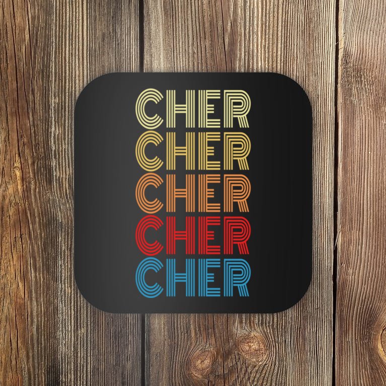 Cher Retro Vintage Style Coaster
