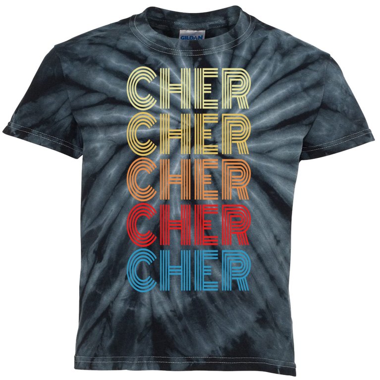 Cher Retro Vintage Style Kids Tie-Dye T-Shirt