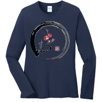 Women's Active Style Cotton Long Sleeve Navy Blue T-Shirt – Athletic Forces