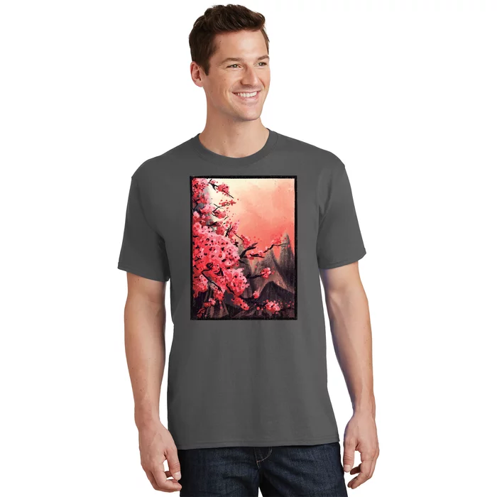 Cherry Blossom Painting T-Shirt