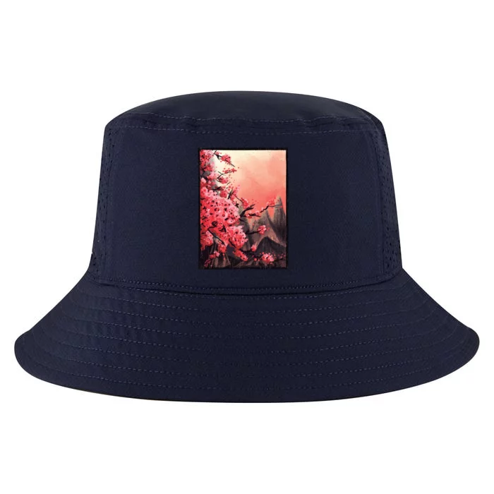 Cherry Blossom Painting Cool Comfort Performance Bucket Hat