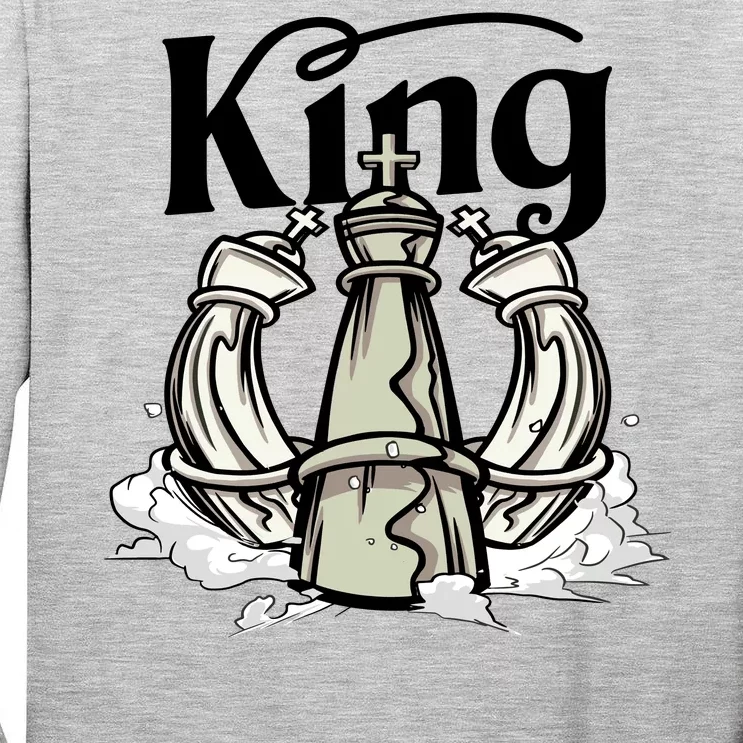 Chess King Tall Long Sleeve T-Shirt