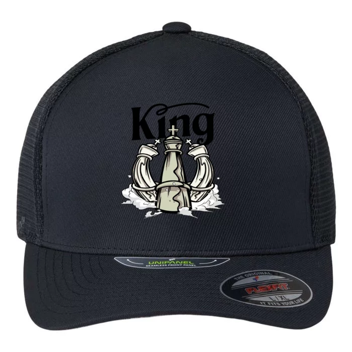 Chess King Flexfit Unipanel Trucker Cap