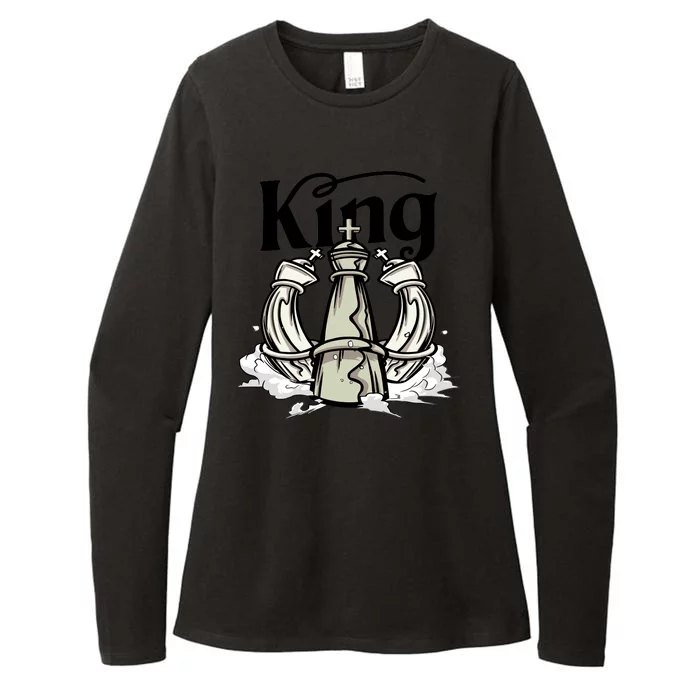 Chess King Womens CVC Long Sleeve Shirt