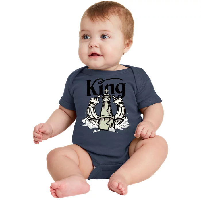 Chess King Baby Bodysuit