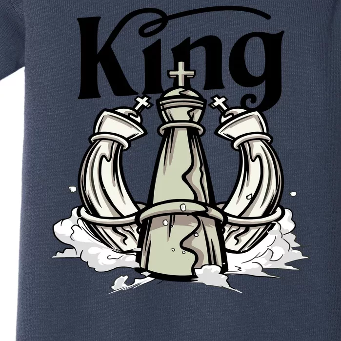 Chess King Baby Bodysuit