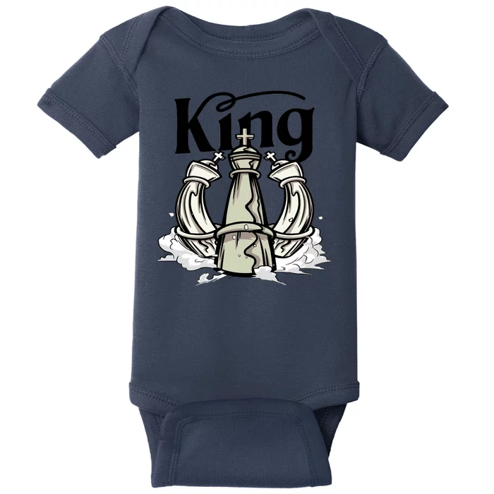 Chess King Baby Bodysuit