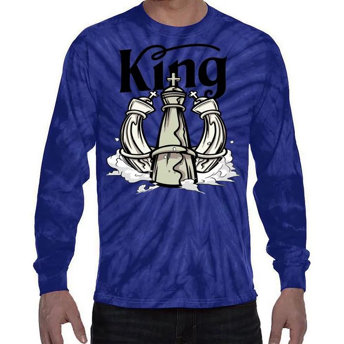 Chess King Tie-Dye Long Sleeve Shirt