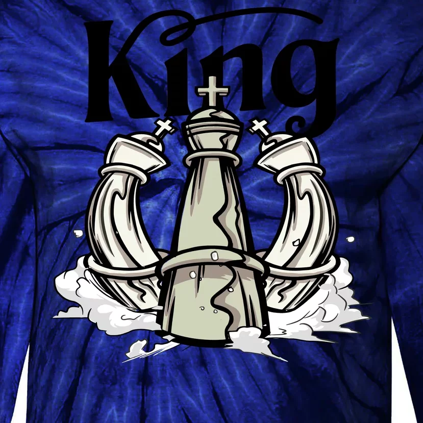 Chess King Tie-Dye Long Sleeve Shirt