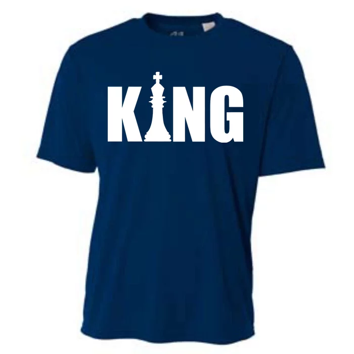 Chess King of the Game Logo Cooling Performance Crew T-Shirt