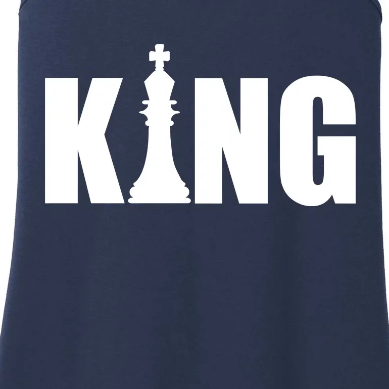 Chess King of the Game Logo Ladies Essential Tank