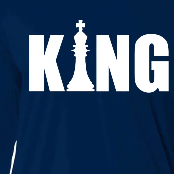 Chess King of the Game Logo Cooling Performance Long Sleeve Crew