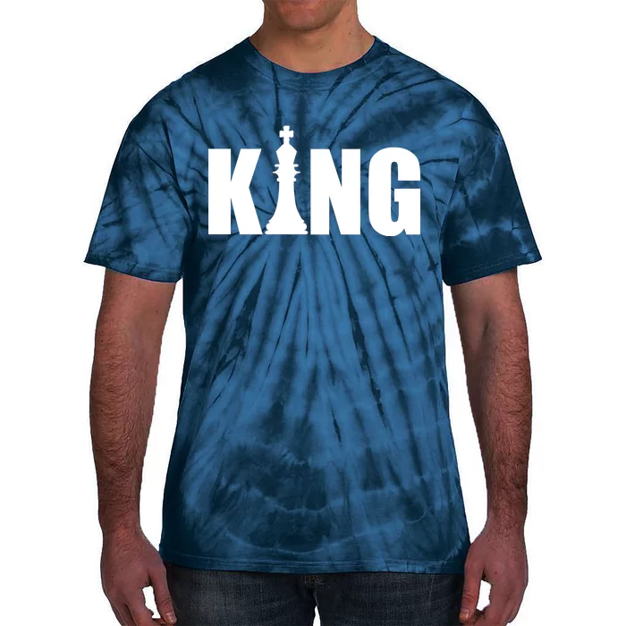 Chess King of the Game Logo Tie-Dye T-Shirt