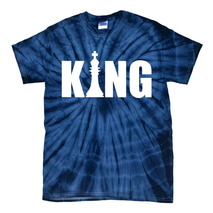 Chess King of the Game Logo Tie-Dye T-Shirt