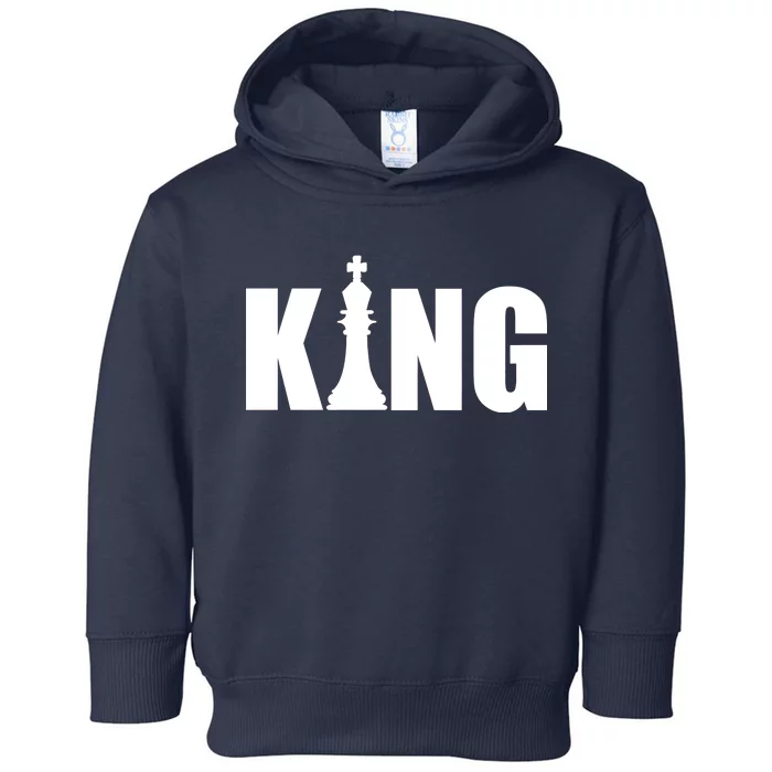 Chess King of the Game Logo Toddler Hoodie