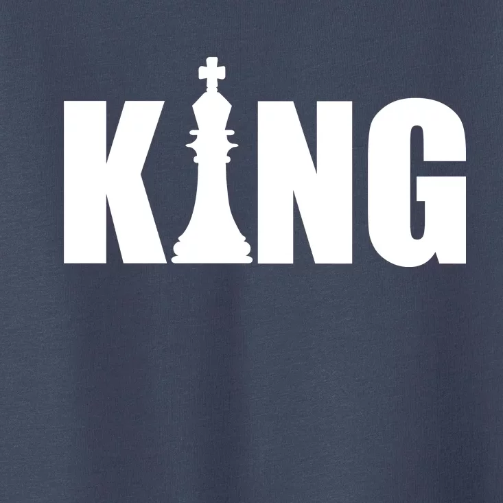 Chess King of the Game Logo Toddler T-Shirt