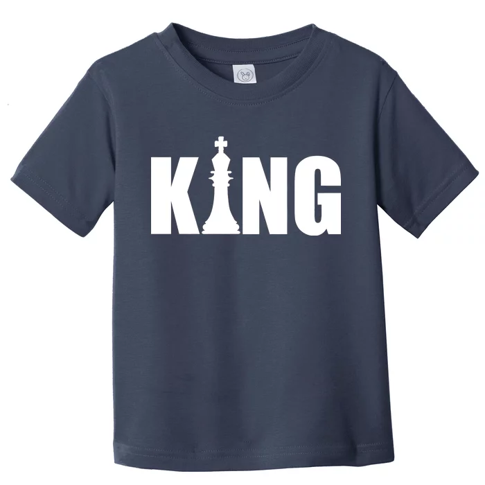 Chess King of the Game Logo Toddler T-Shirt